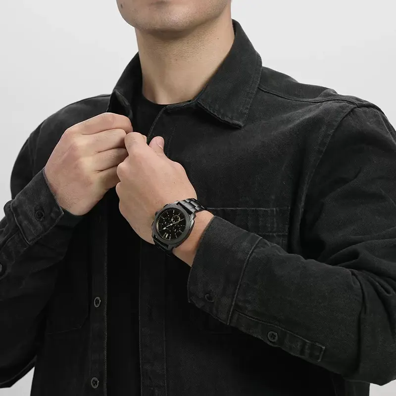 Fossil Machine Chronograph Brown Dial Men's Watch- FS6097